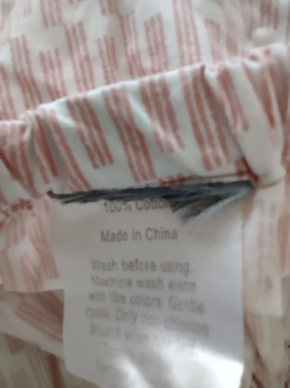 N/A 100% cotton
